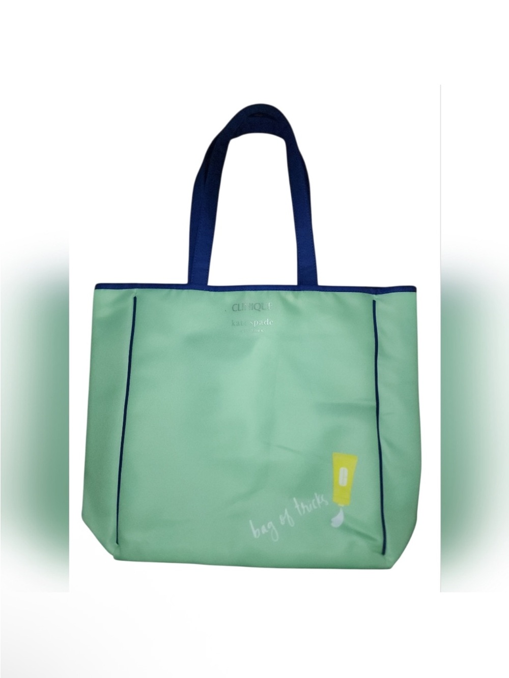 Kate Spade+Clinique Reversible Tote, Make Up Bag & .5oz Moisture Surge Intense - Picture 2 of 14